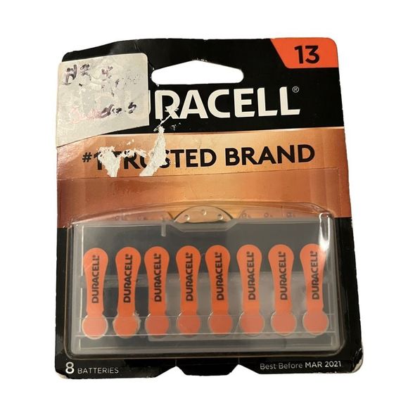 Size 13 Hearing Aid Batteries 32 Ct Mixed Lot Duracell Rayovac BEST BY 2021 - Picture 4 of 6